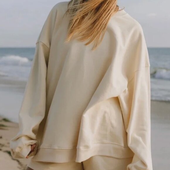 Daily Drills Lemonade Oversized Crewneck - Picture 2 of 5